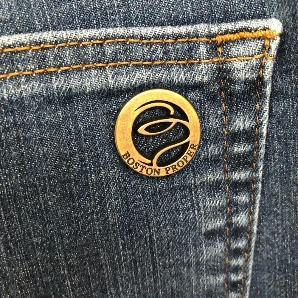 Boston Proper Dark Wash Bootcut Jean